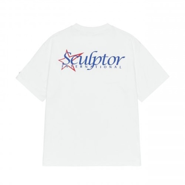 [SCULPTOR] Star Logo Tee White 正規品 韓国ブランド 韓国ファッション 韓国代行 Tシャツ