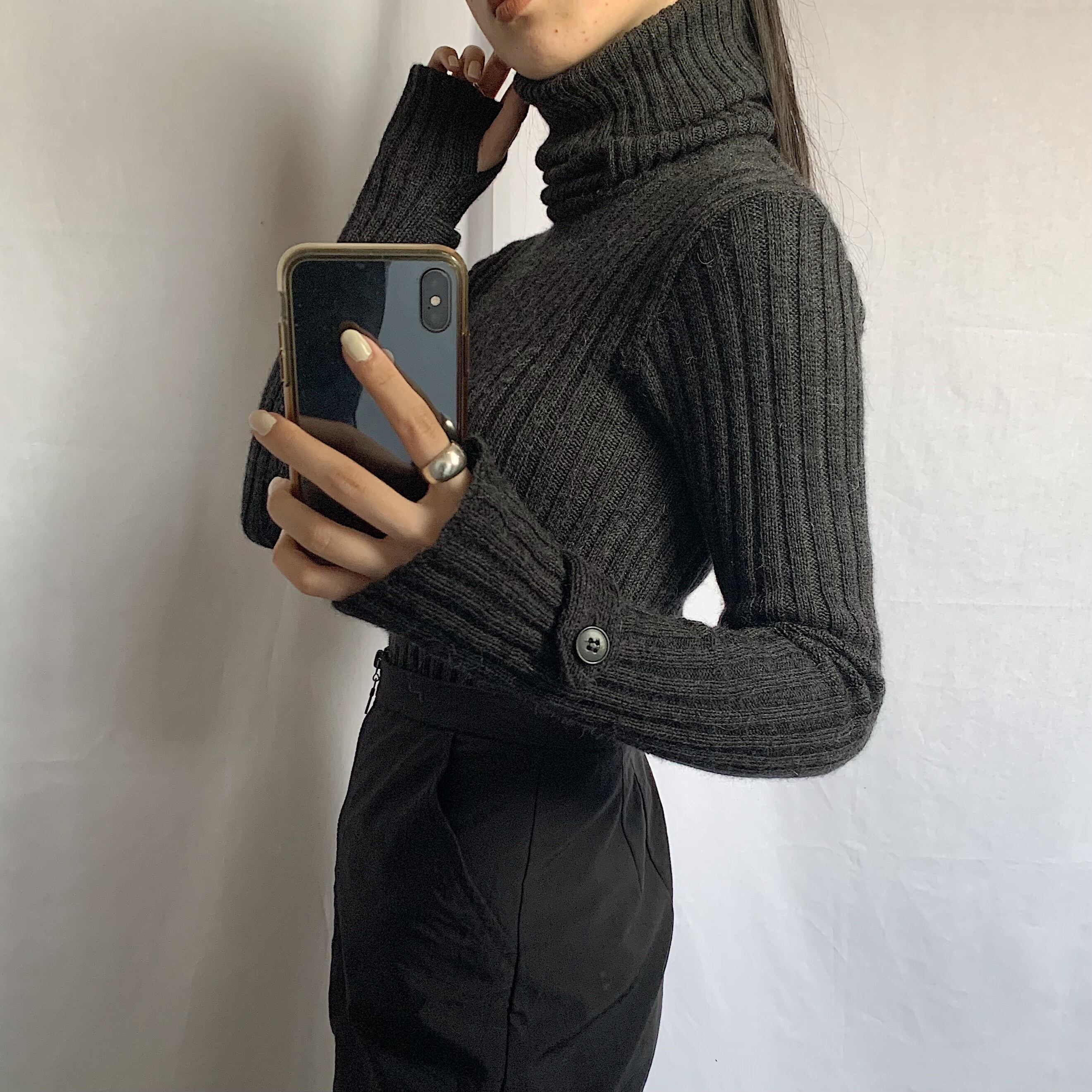 agnes b. design turtleneck knit made in France | marianas agnes b. design turtleneck knit made in France | marianas