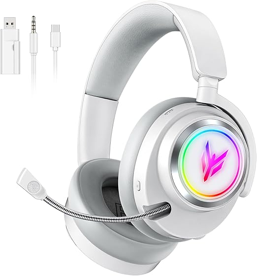 YPBDAN Bluetooth ゲーミングヘッドセット ワイヤレス 2.4G/Bluetooth5