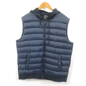 Polo Ralph Lauren ジャージ フーディー ダウンベスト sizeXL/ラルフローレン 1002