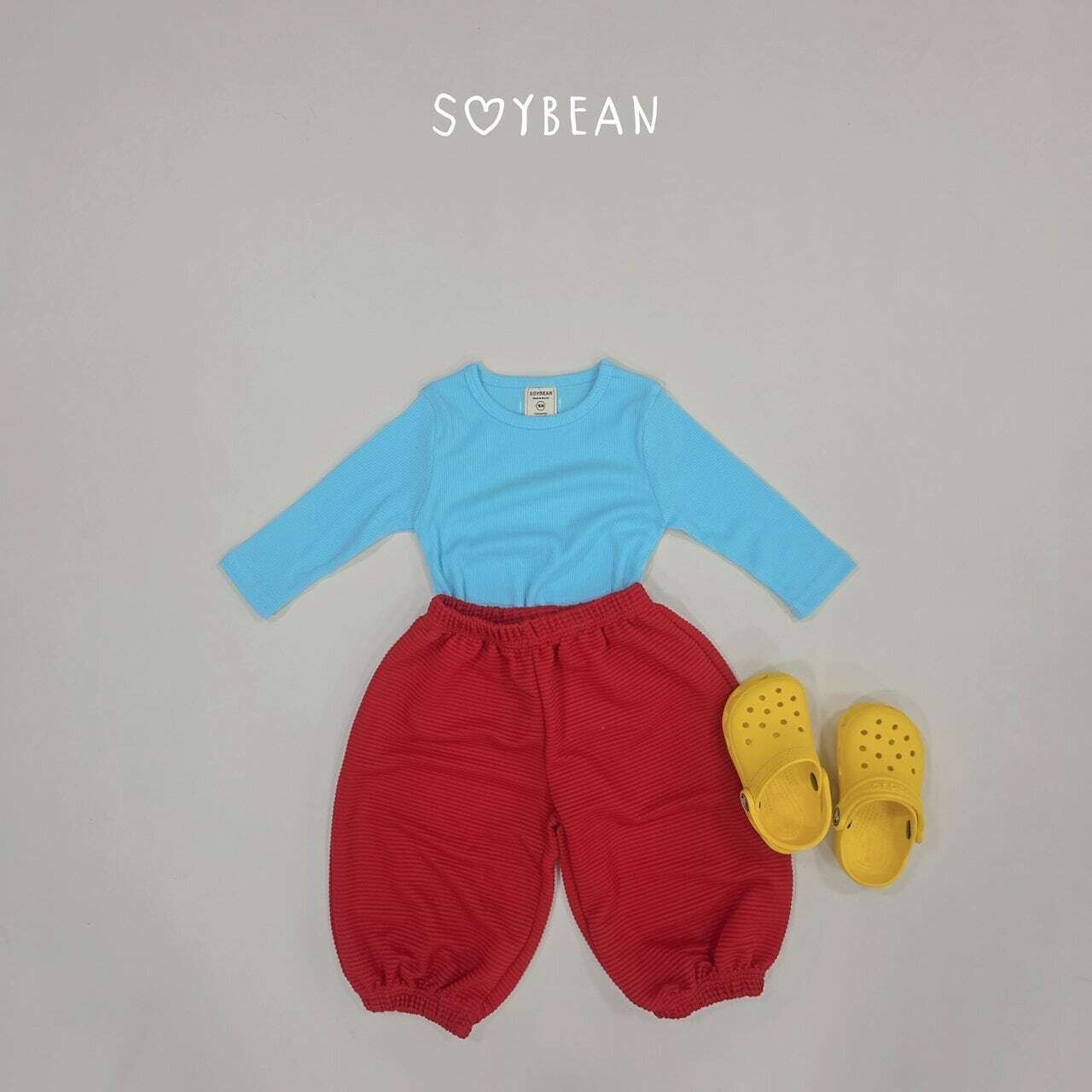 韓国子供服 / 26Autumn / soybean / リトルカラー 上下セット / キッズ服 / 秋服 *XS~XL*