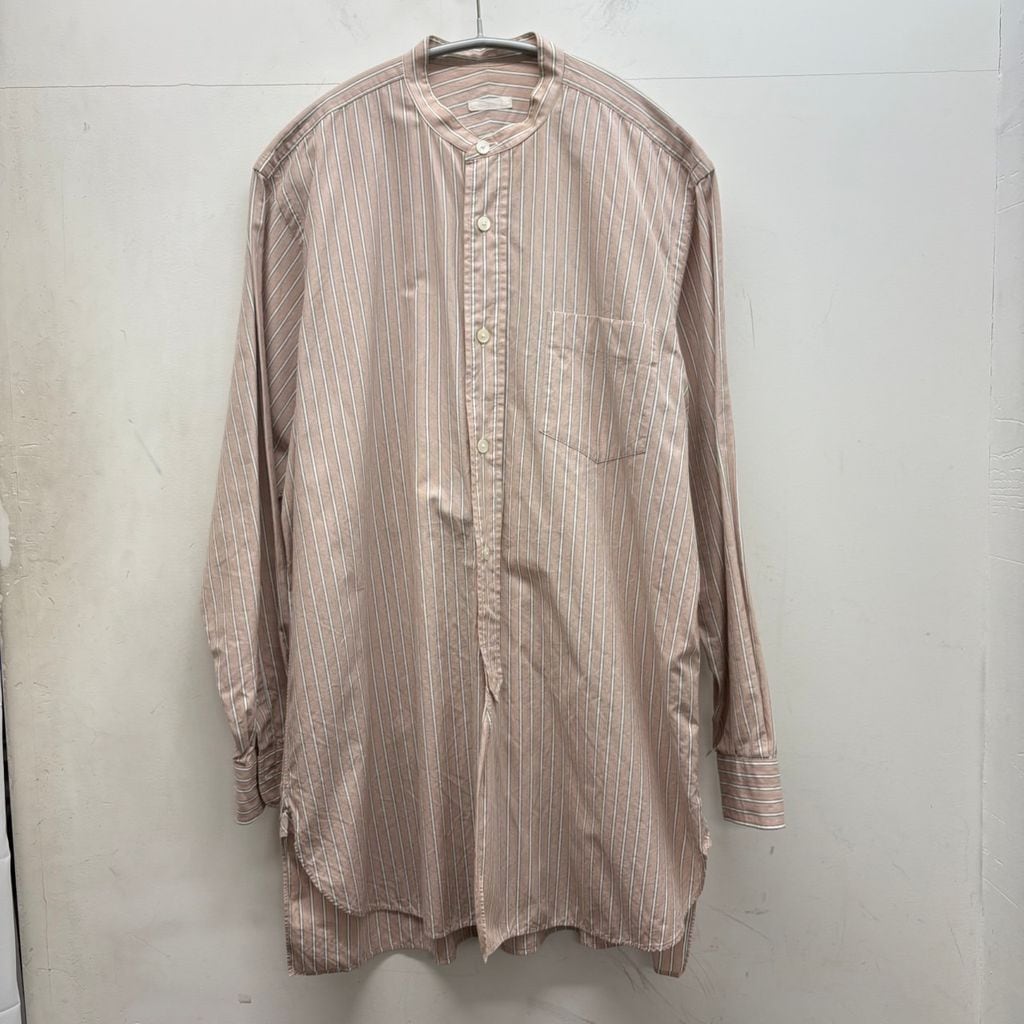 COMOLI コモリ 18SSバンドカラーシャツ ピンク系 M01-02002 size:0【中
