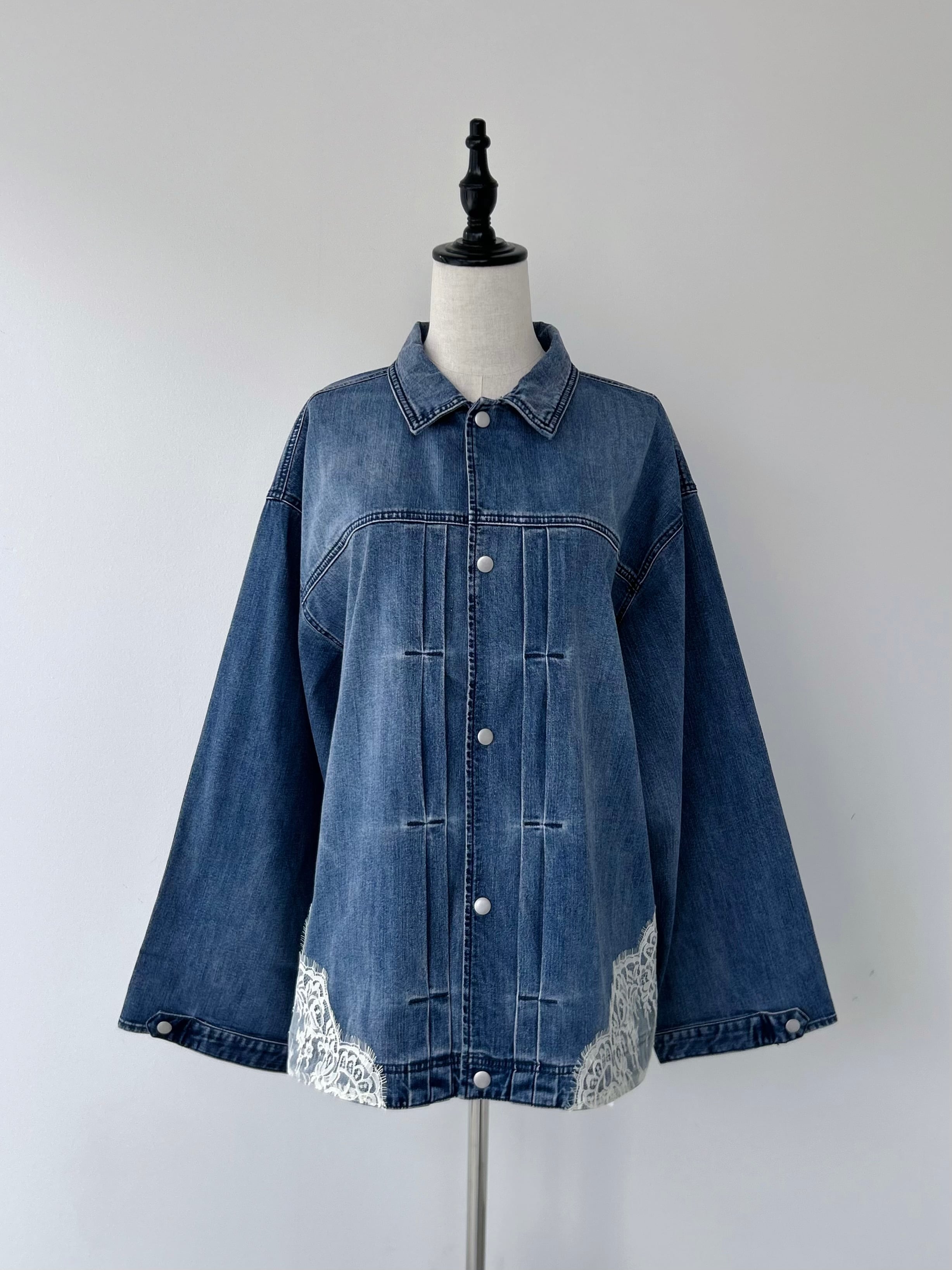 新品タグ付き coel ジャガード フリル ブルゾン アイボリー ダブルジップ Outer | KOKO