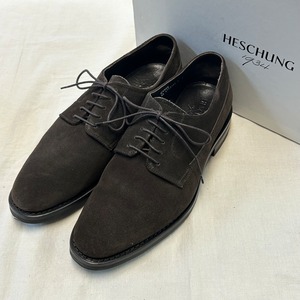 HESCHUNG "CYTISE" BROWN SUEDE SHOES《6》
