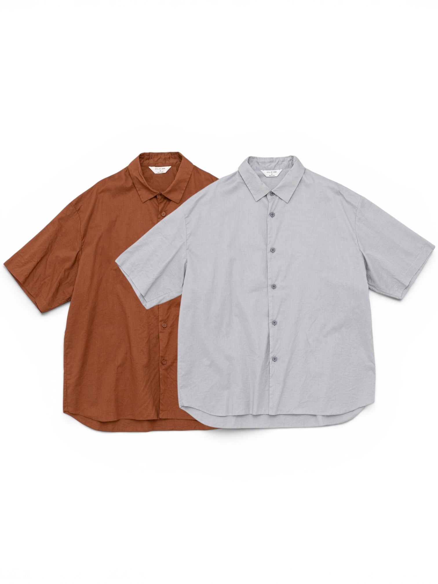 STILL BY HAND -Cotton Short Sleeve Shirts- / SH01262 / スティル