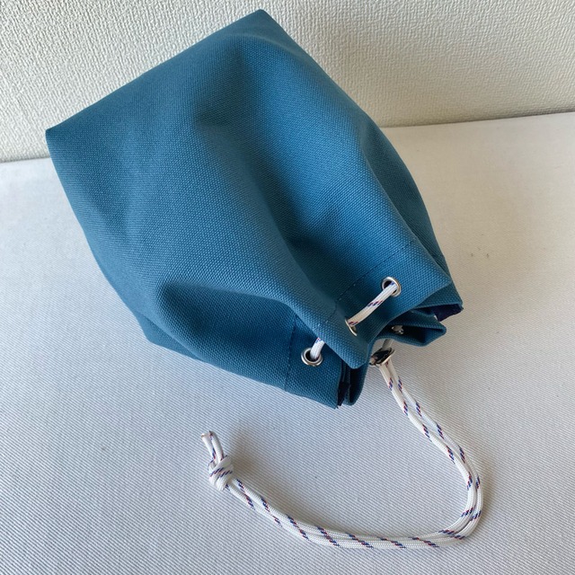 【全9色】シンプル巾着／倉敷帆布 8号帆布【受注制作】