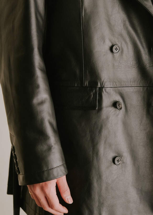 SASAKI SATORU 26SS double breasted long jacket