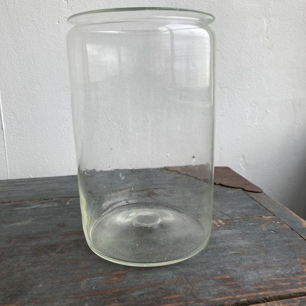 19世紀 ヨーロッパ ガラス角瓶 酒瓶 ケースボトル 硝子 アンティーク