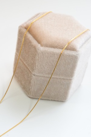 〈Near Jewelry Collection〉 0.7mm chain necklace