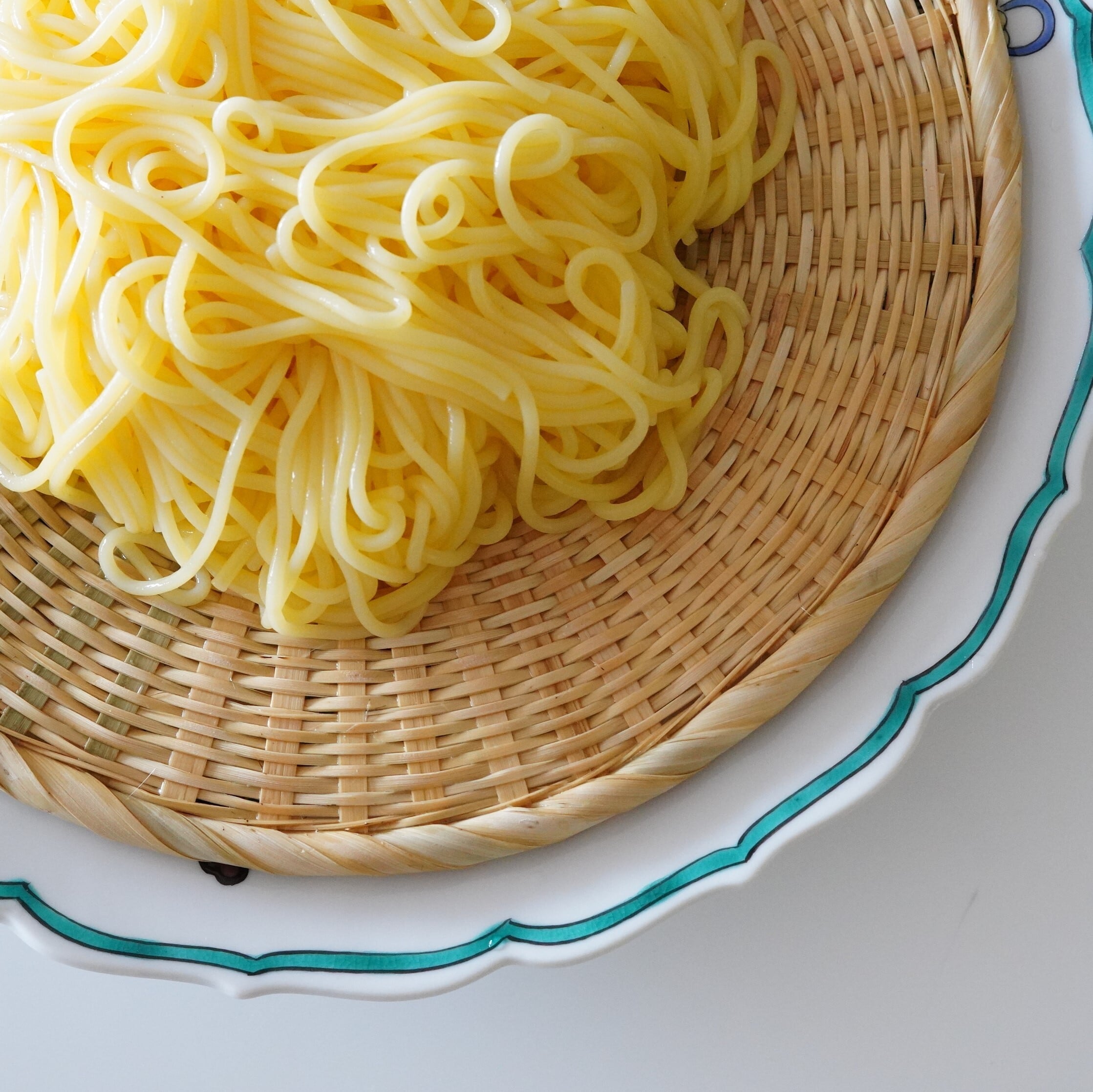 【天然竹】細編みそばざる 7寸