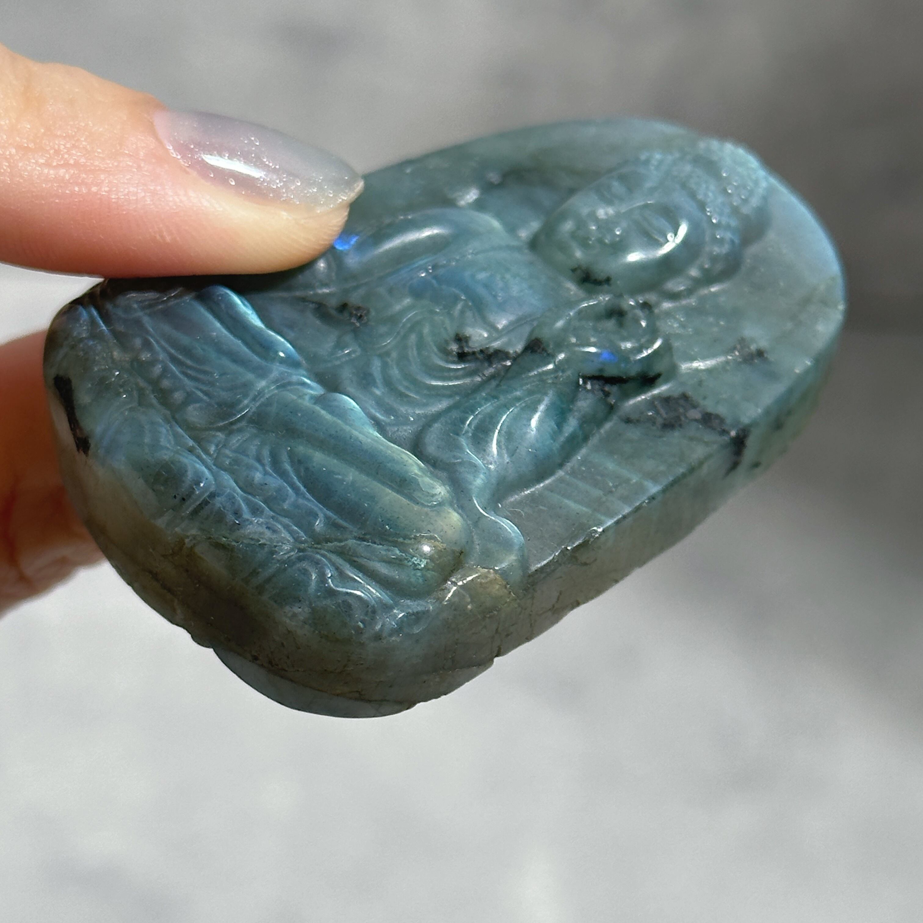 ラブラドライト 仏様01◇ Labradorite◇天然石・鉱物・パワーストーン