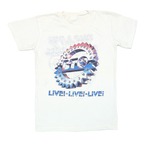 1986 BACHMAN TURNER OVERDRIVE バックマンターナーオーバードライブ LIVE!-LIVE!-LIVE! ヴィンテージTシャツ 【L相当】 @AAA1565