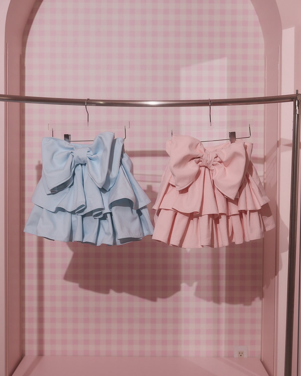 Starry⭐︎フリルデニムミニスカート　INDIGO　lilLilly Starry⭐︎フリルデニムミニスカート | lilLilly official webstore