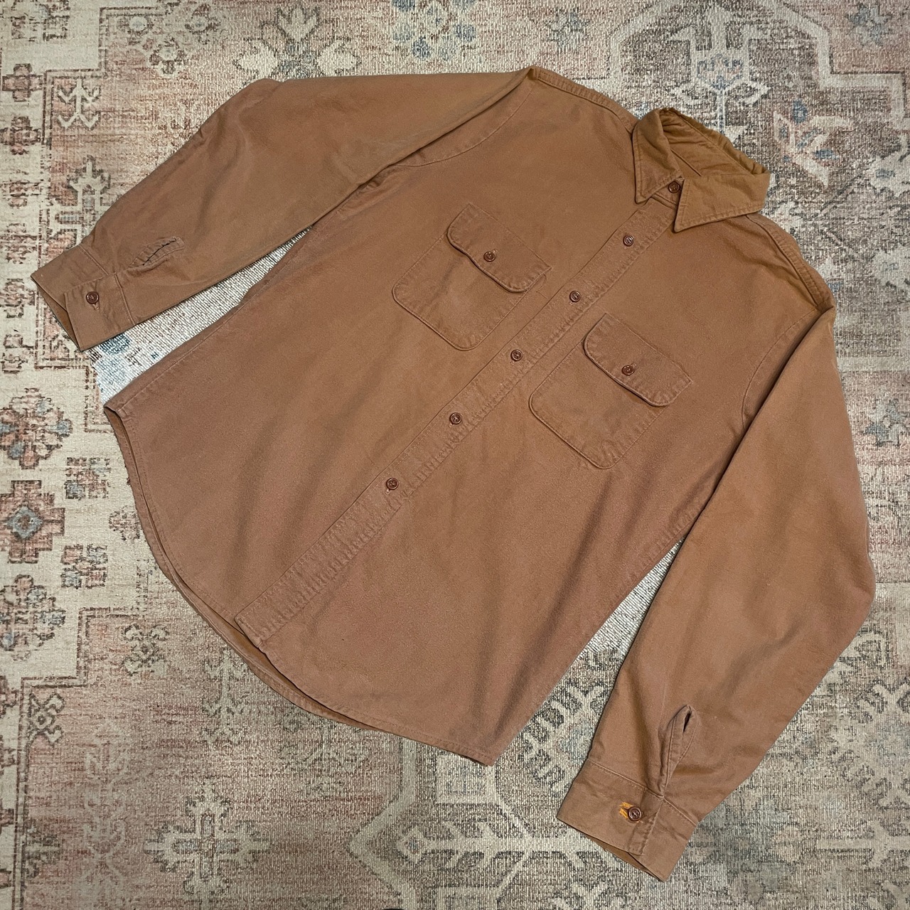 80s USA製 / FIVE BROTHER / chamois shirt