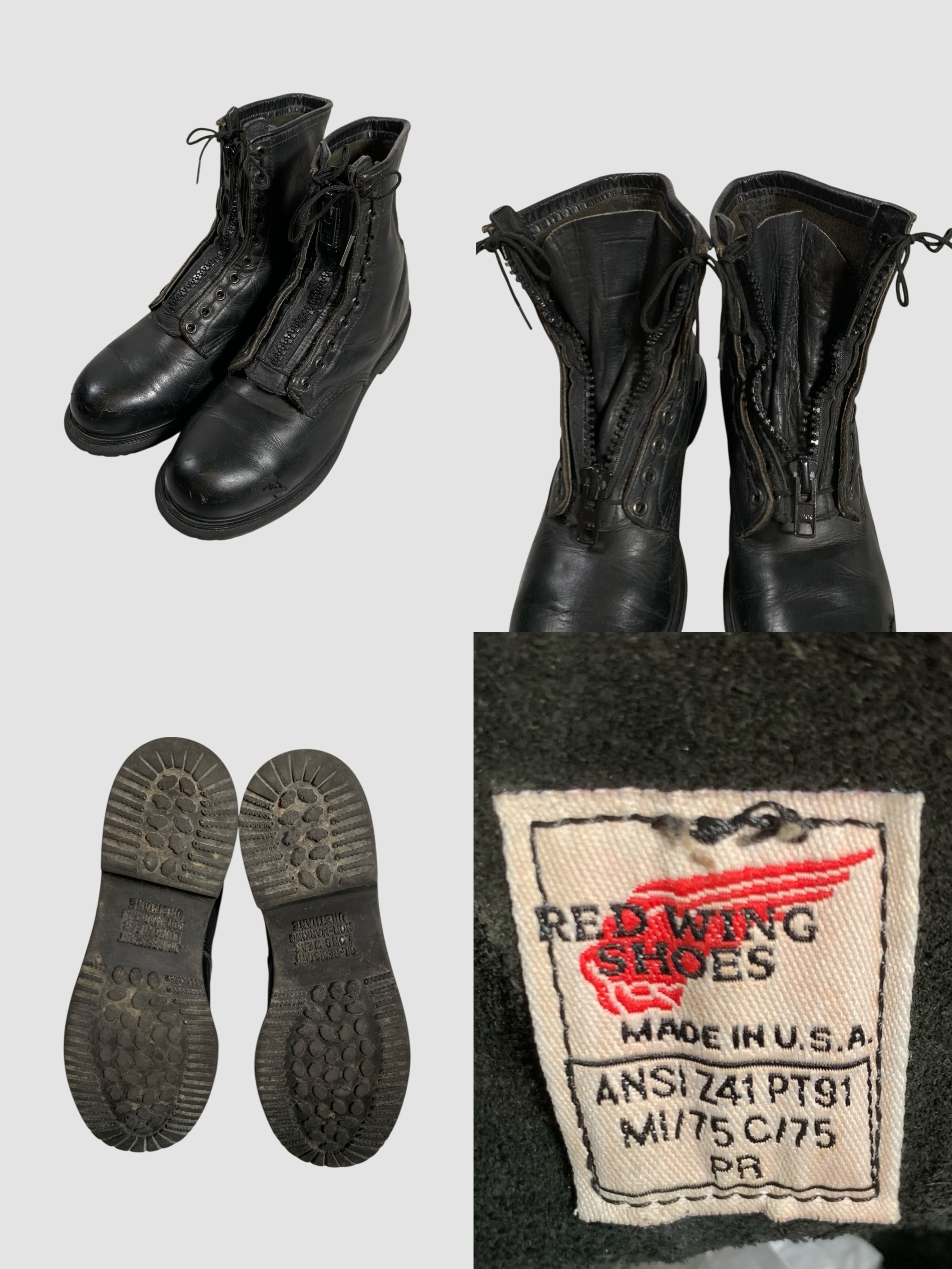90's “RED WING” 4473 Fireman Boots PT91 | RENGA CLOTHING STORE