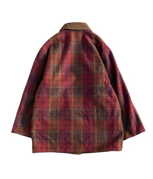 Vintage 90s reversible Jacket -corduroy / check-