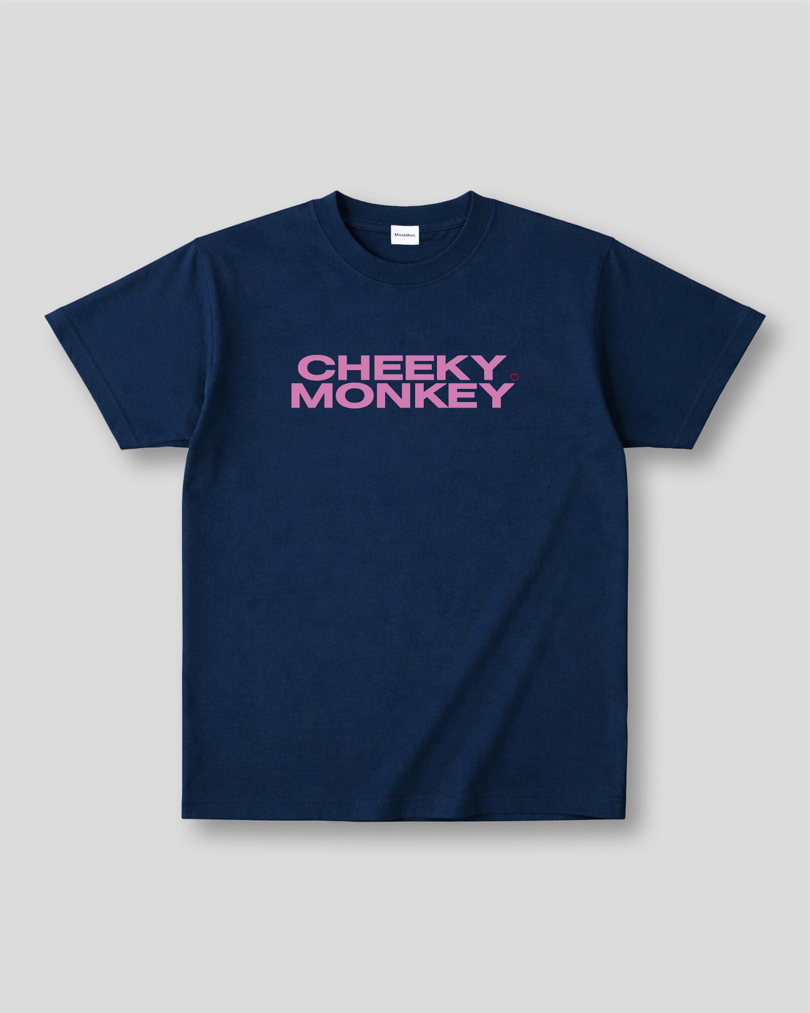 LP MM CHEEKY MONKEY S/S TEE NAVY