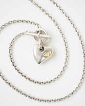 〈Hermès〉Clou de Forge Heart Pendant 2000s