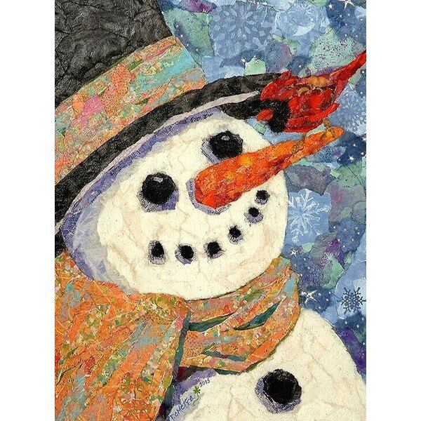 アート ポスター 壁 絵画 雪の銀世界シリーズ 雪だるまデザインNO-13 A4 A3 A2 送料無料