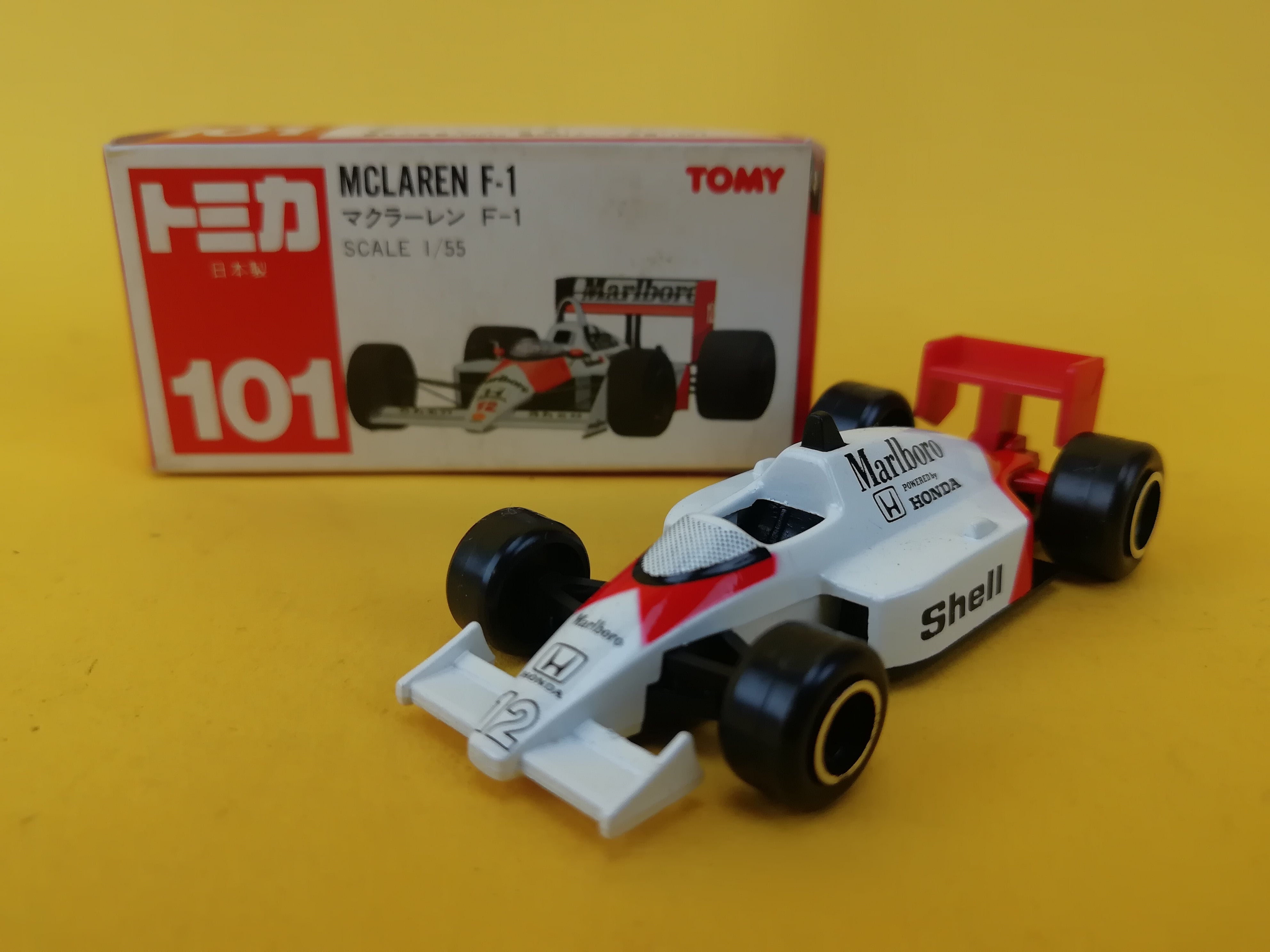 ☆未使用・未展示☆トミカ 赤箱 101  マクラーレン F-1 日本製