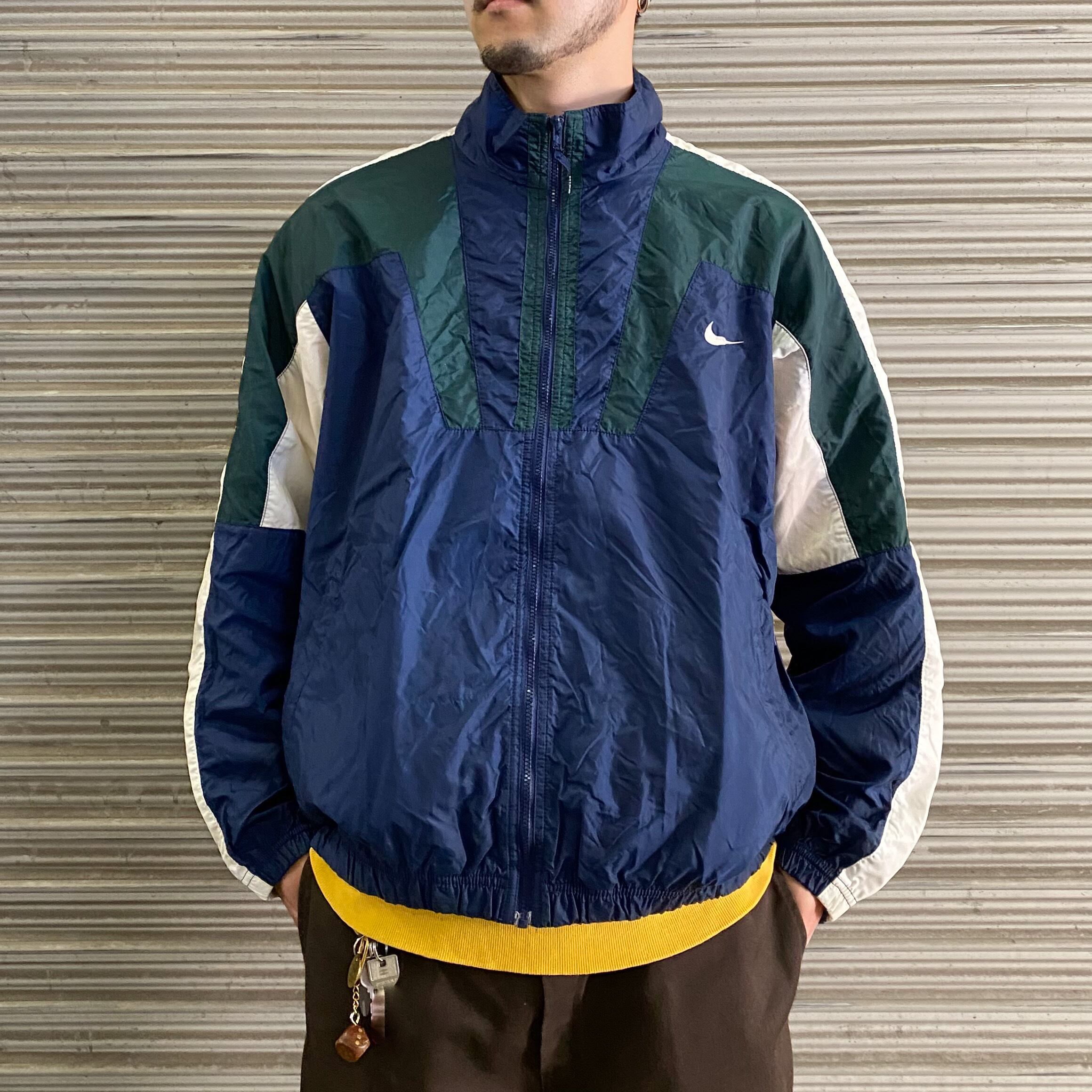 90s NIKE NYLON FLEECE JACKET