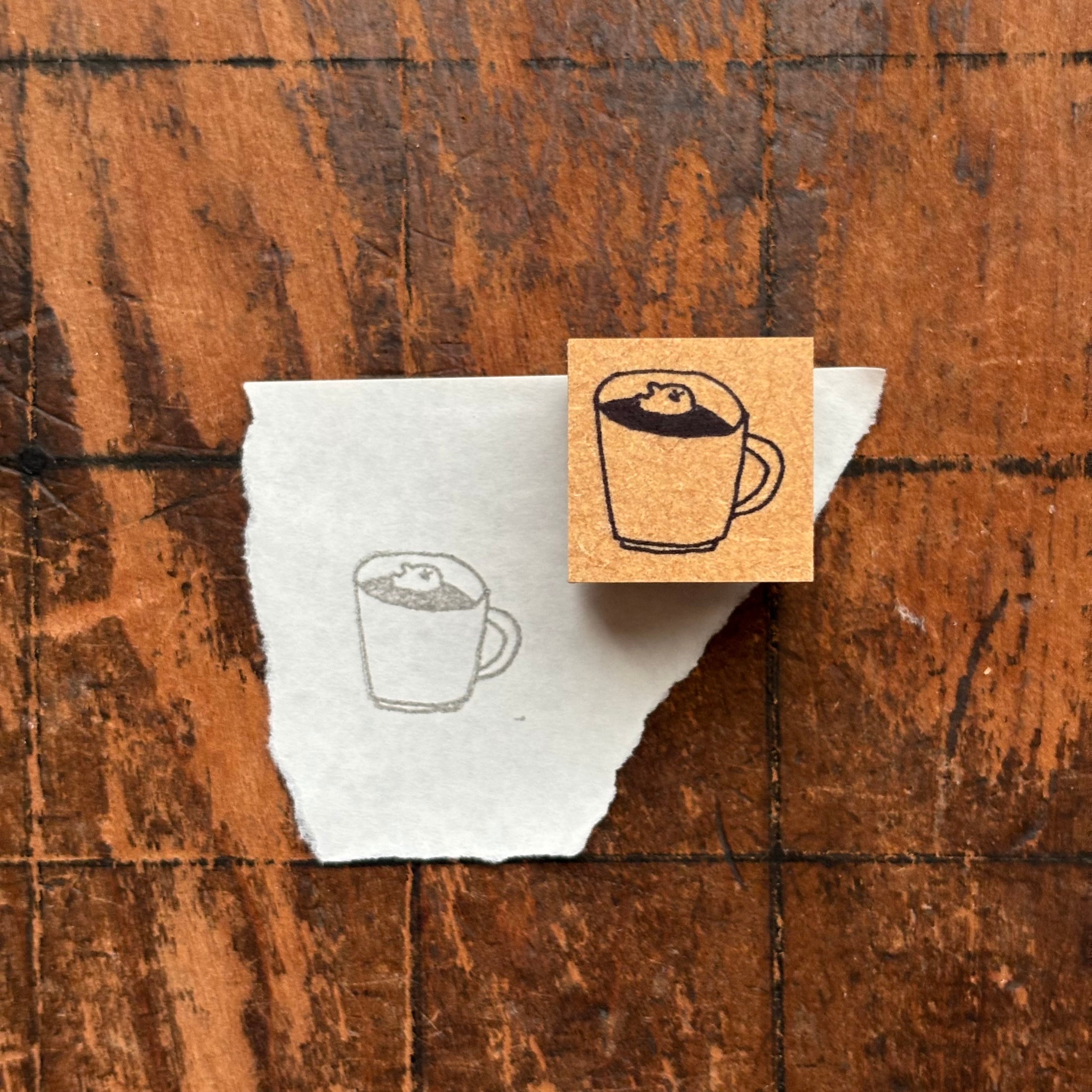 M112 spicaの庭・muuちゃんのはんこ ” inコーヒー “