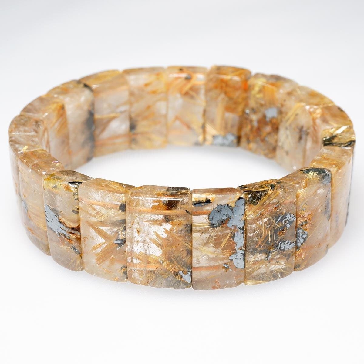 タイチンルチルクォーツ バングル 111-16829