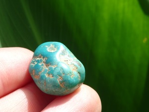 「天然ターコイズ」 原石タンブル