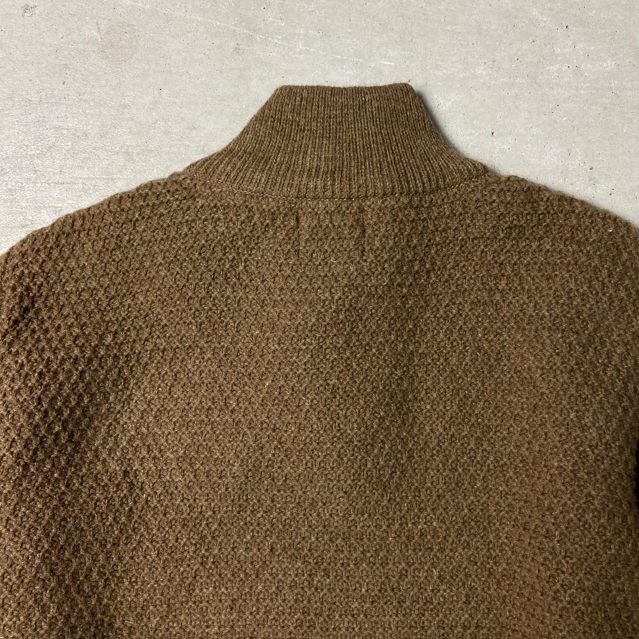 トルコ製 Barbour バブアー ウールニットセーター ハーフボタン 