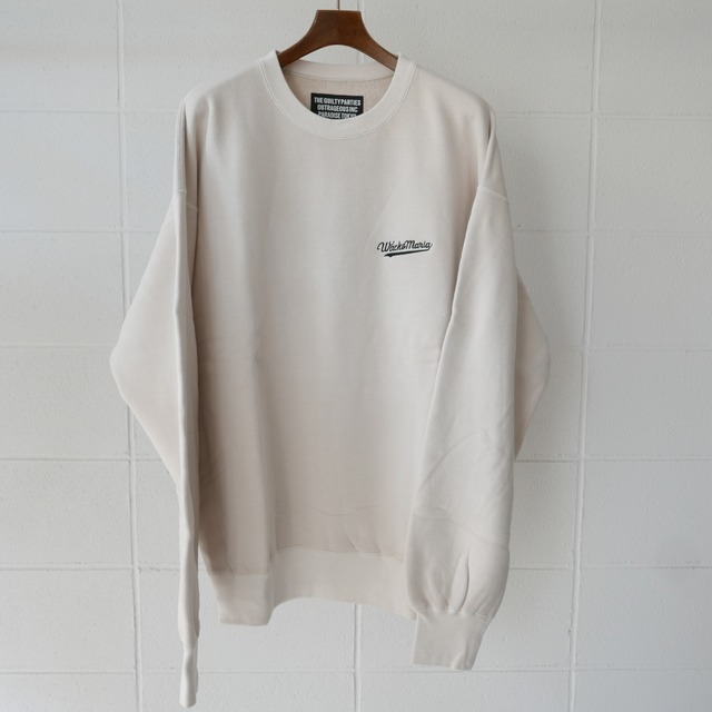 WACKOMARIA WASHED MIDDLE WEIGHT CREW NECK SWEAT SHIRT