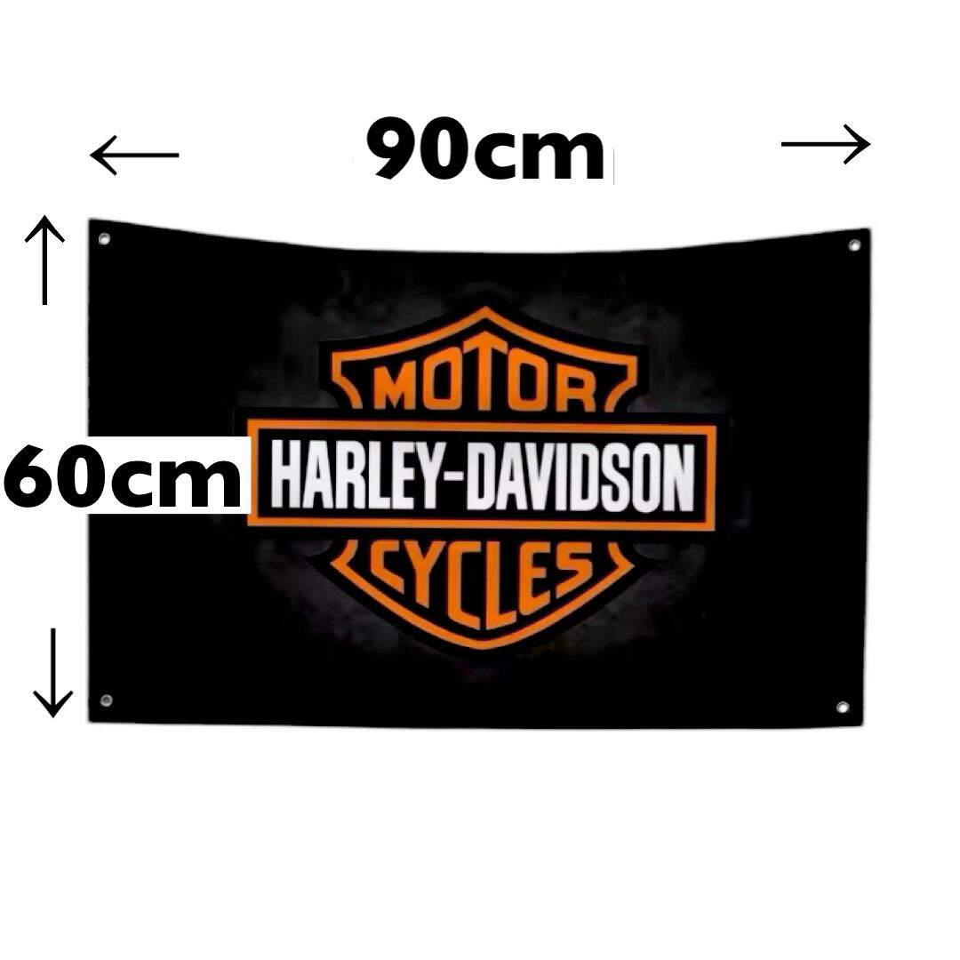 送料無料 ハーレーダビッドソン フラッグ 60cmx90cm HARLEY-DAVIDSON