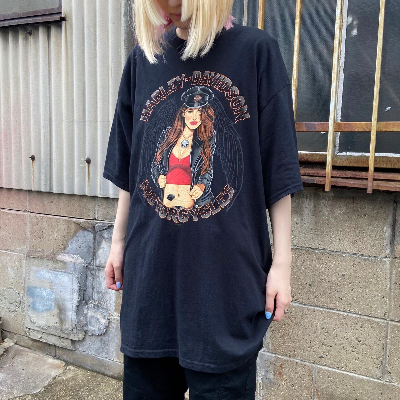 Harley-Davidson ハーレーダビッドソン フロントロゴプリント Tシャツ