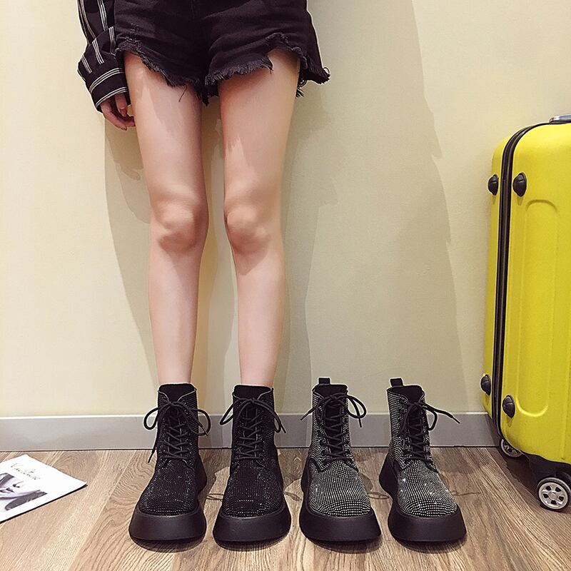 オータムショートレッドカジュアルブーツ 靴 シューズ 秋物 フェイクシューズ62375269545