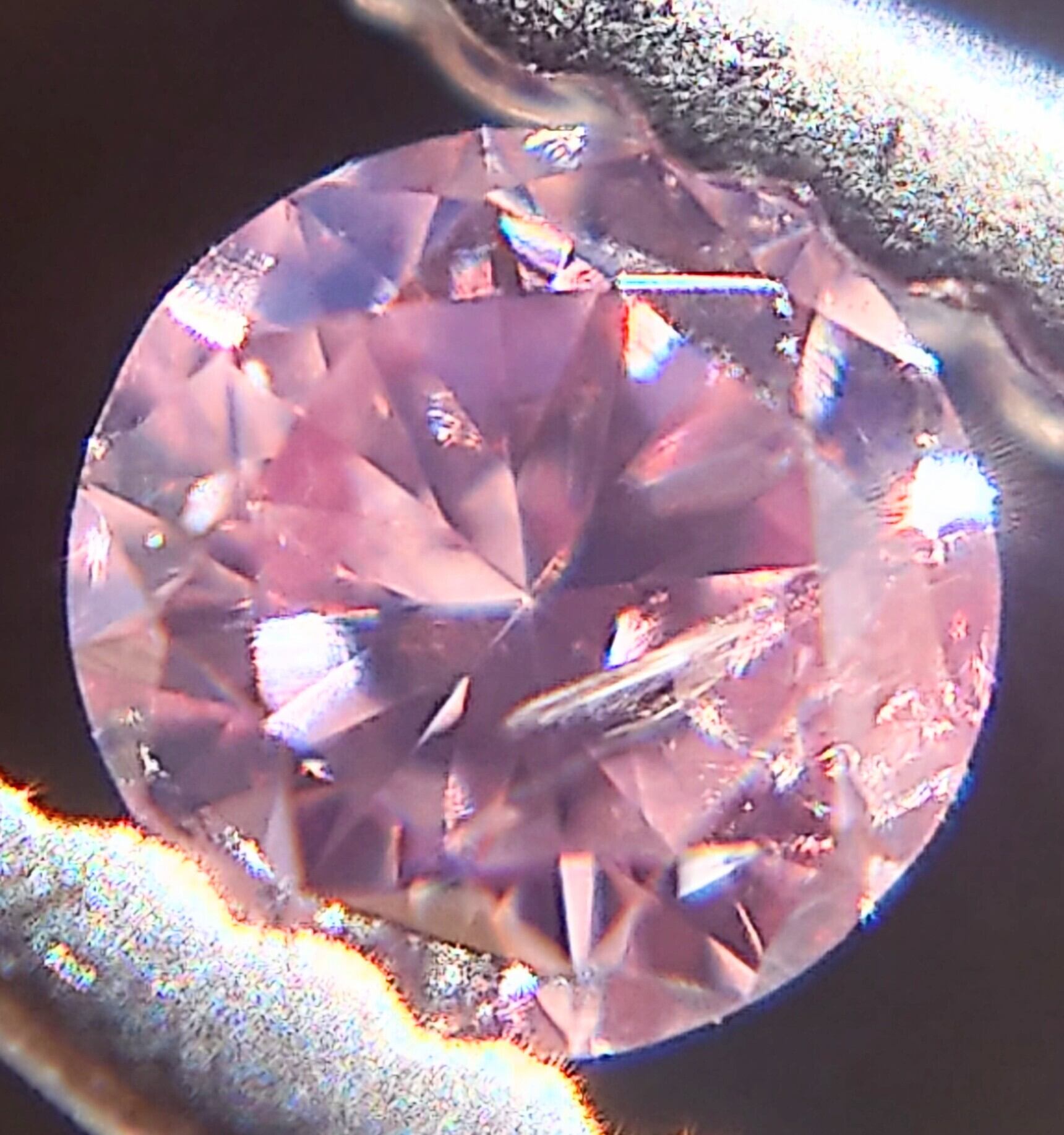 ピンクダイヤモンドルース/ F.L.P. PINK/ 0.132 ct.