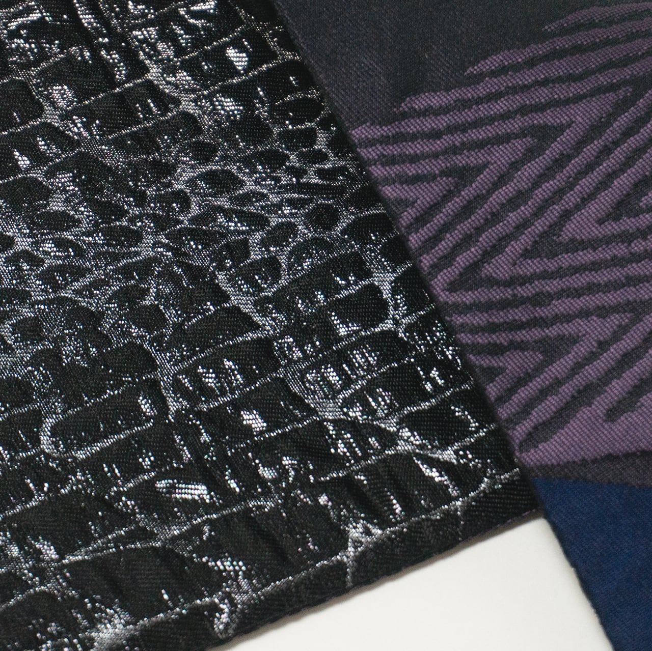 RumiRock半幅帯 「艶クロコ」ブラック [E620] | Rumi Rock Store