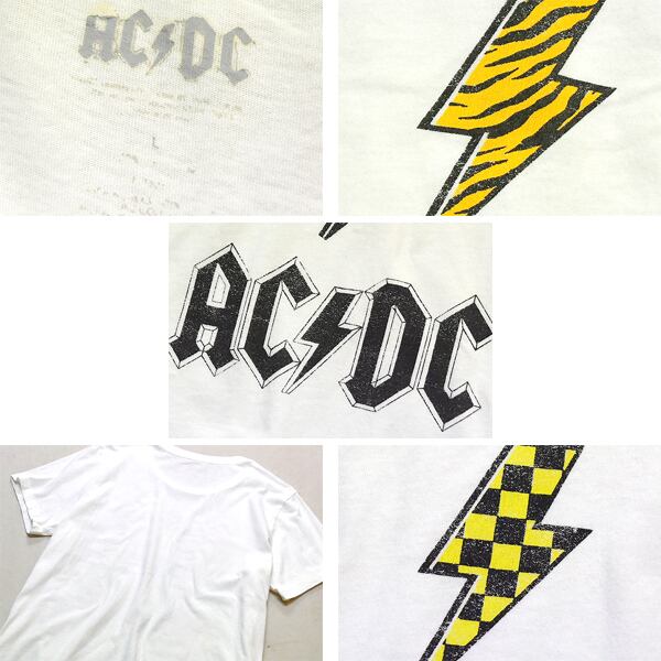 AC/DC メンズ バンT ロック 総柄 2XL  90s 半袖 Tシャツ