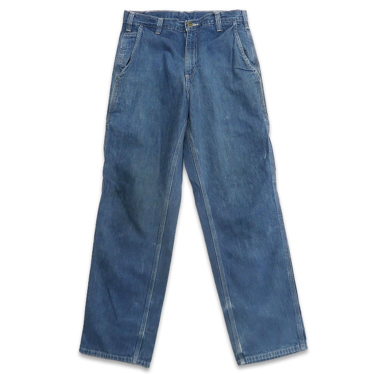 古着 カーハート Carhartt ワーク デニム ペインターパンツ 表記