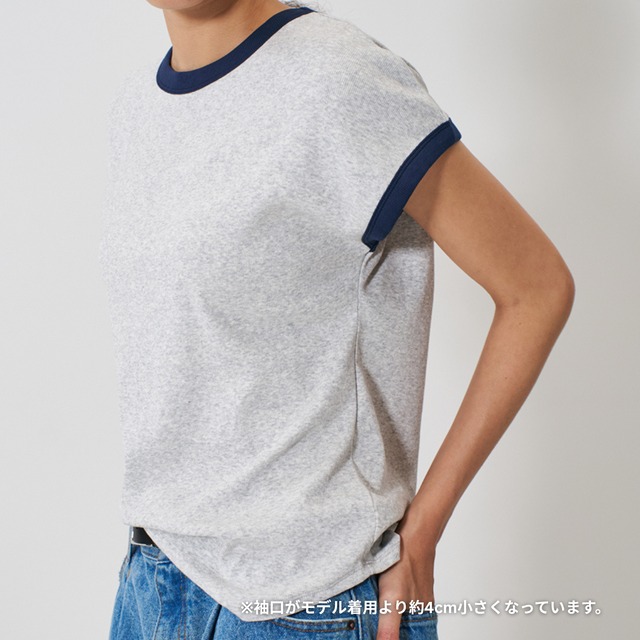 【YENN】ショートスリーブ リブT