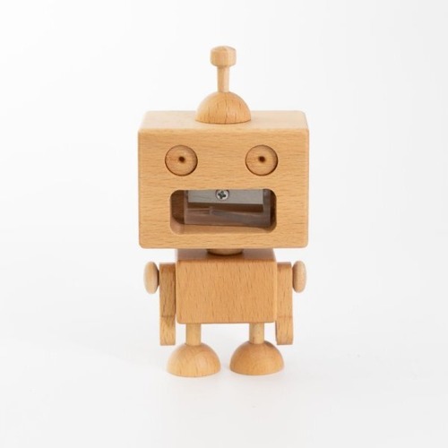 木製ロボット鉛筆削り【中古】