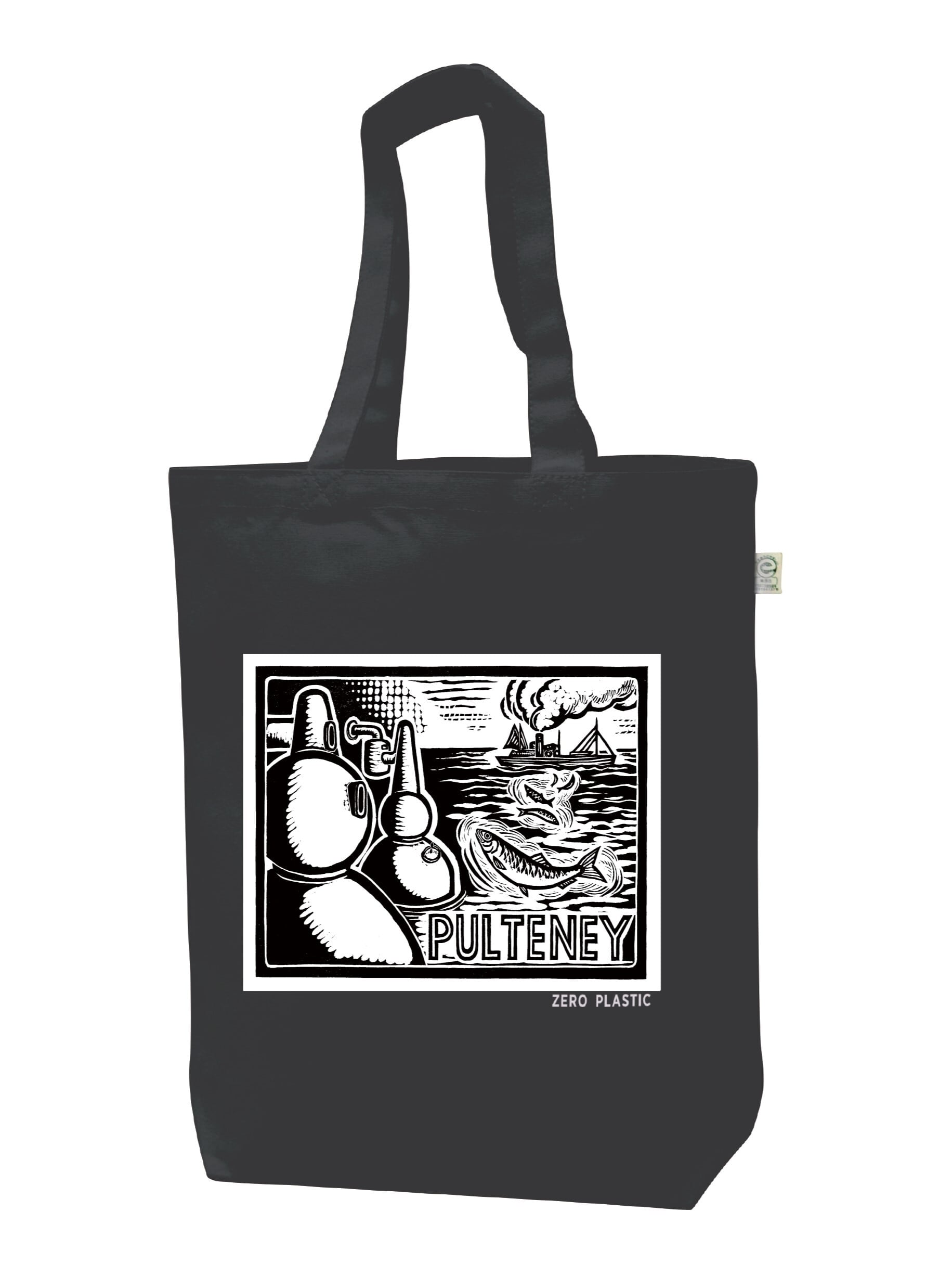オリジナル版画トートバッグ（黒） ブルックラディ | JWRC ONLINE SHOP