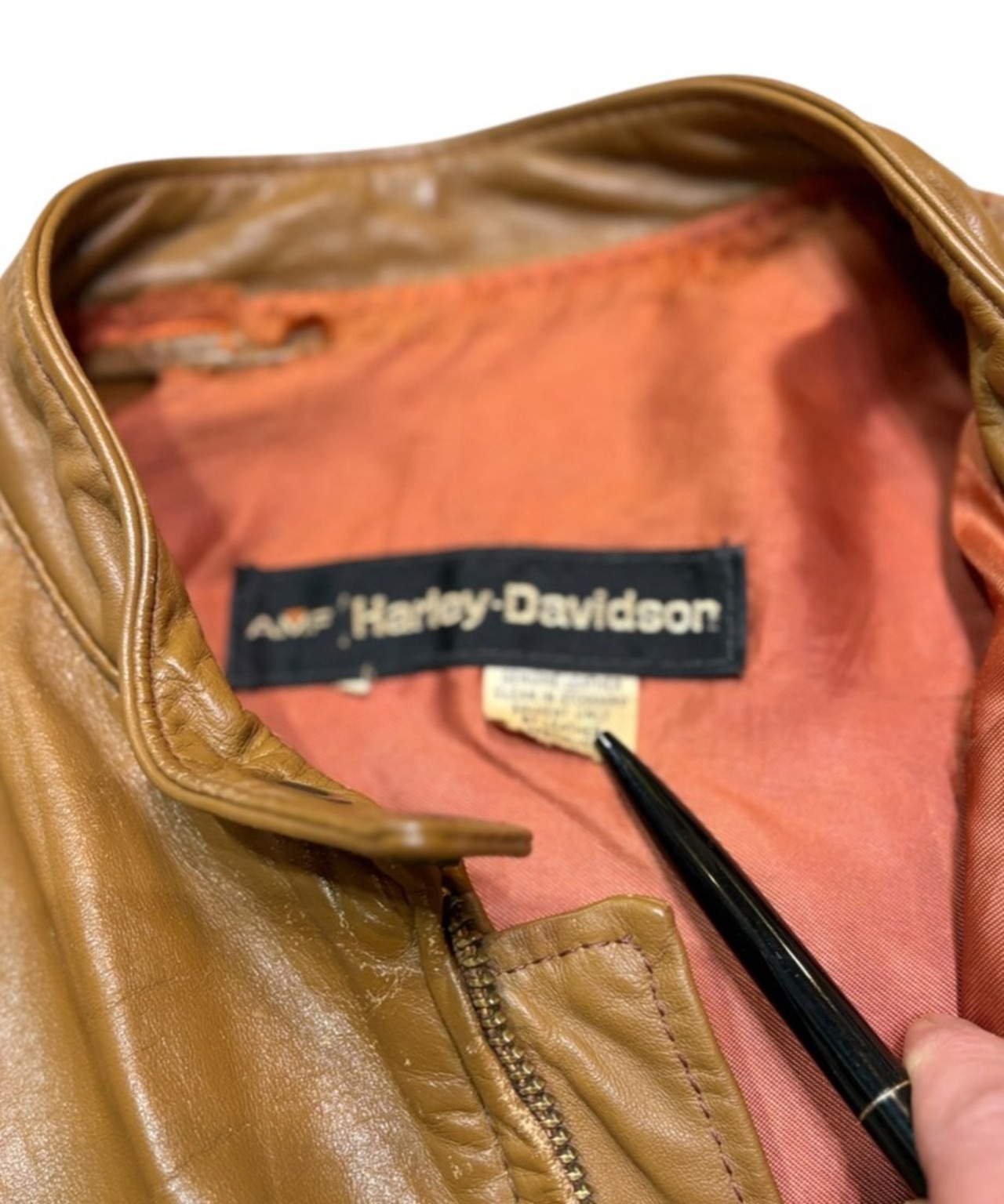 1970s HARLEY-DAVIDSON AMF シングルライダースジャケット ハーレーダビッドソン