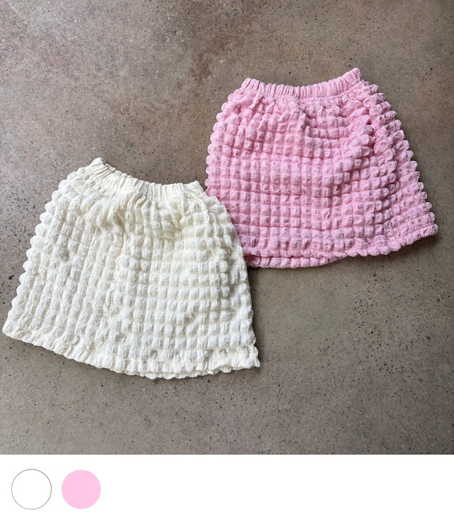 【即納】POPCORN SKIRT -2color-