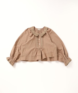 Ie blouse/brown