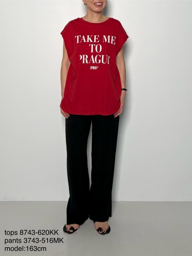 【CHIGNON】段ロゴフレンチTシャツ　8743-620KK