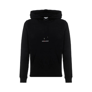 SAINT LAURENT サンローラン メンズ スウェット Organic Cotton 黒