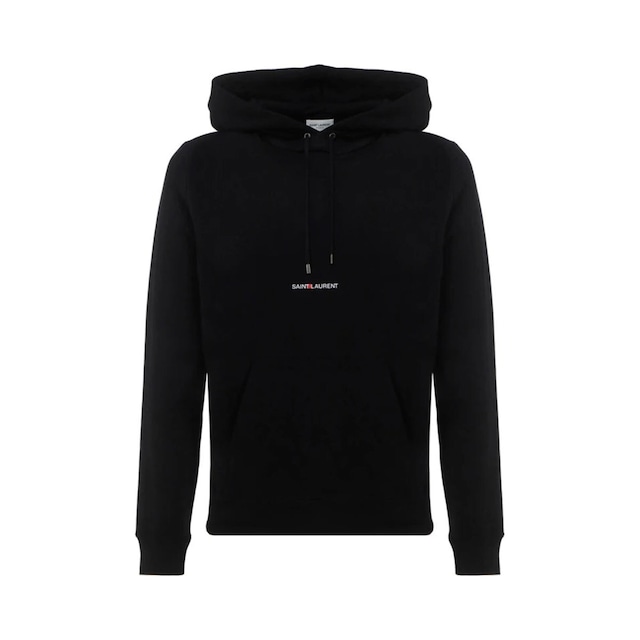 SAINT LAURENT サンローラン メンズ スウェット Organic Cotton 黒