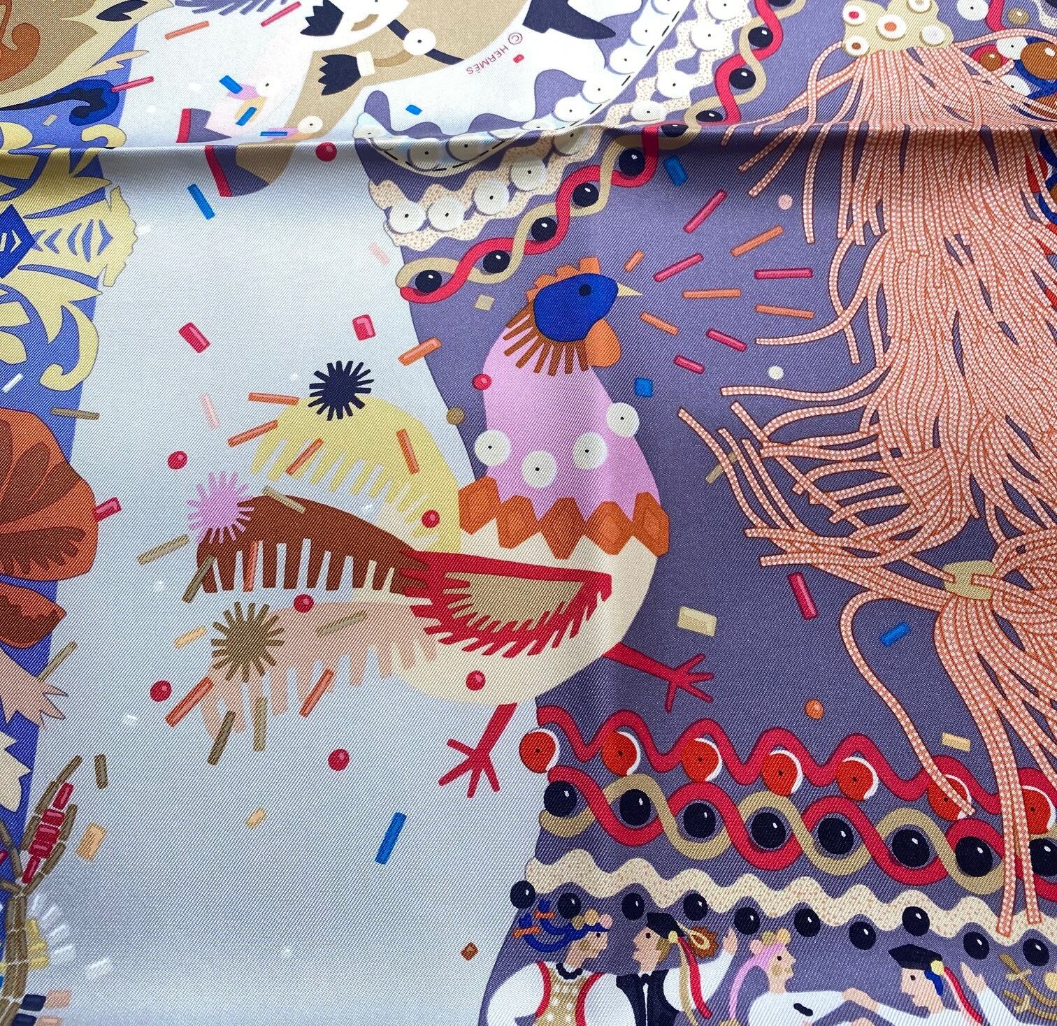 HERMES エルメス スカーフ カレ90 《COSTUME DE FETE》003915S | TTJ