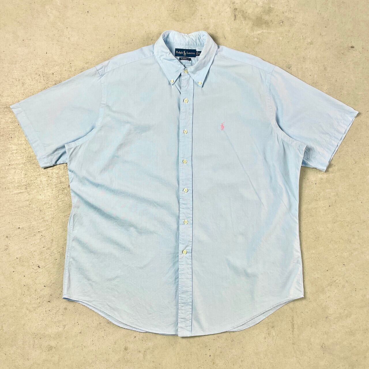 Ralph Lauren ラルフローレン 半袖 ボタンダウンシャツ メンズXL