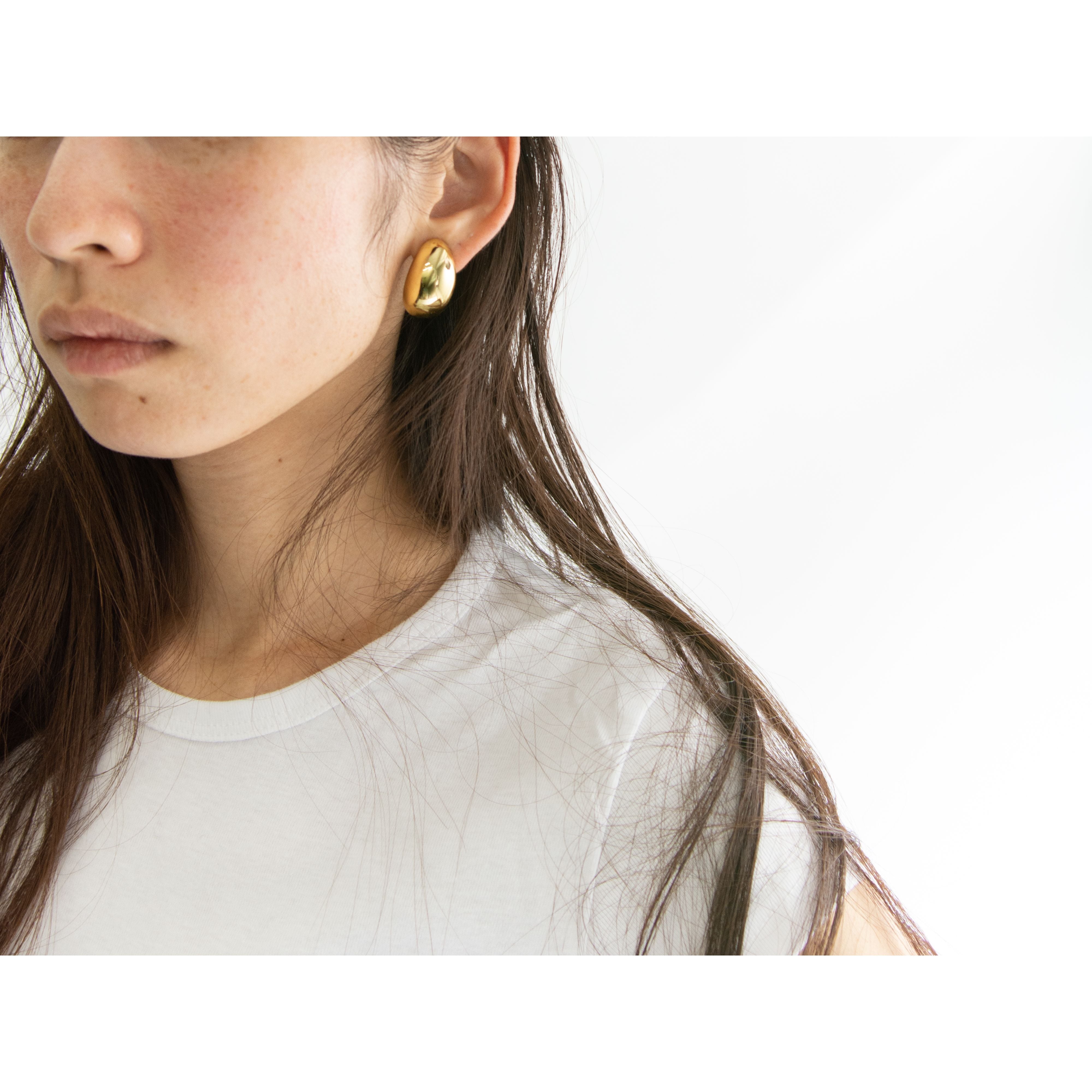 【Made in Germany】 Plastic gold earrings（ドイツ製 プラスチックゴールドイヤリング セット）10b
