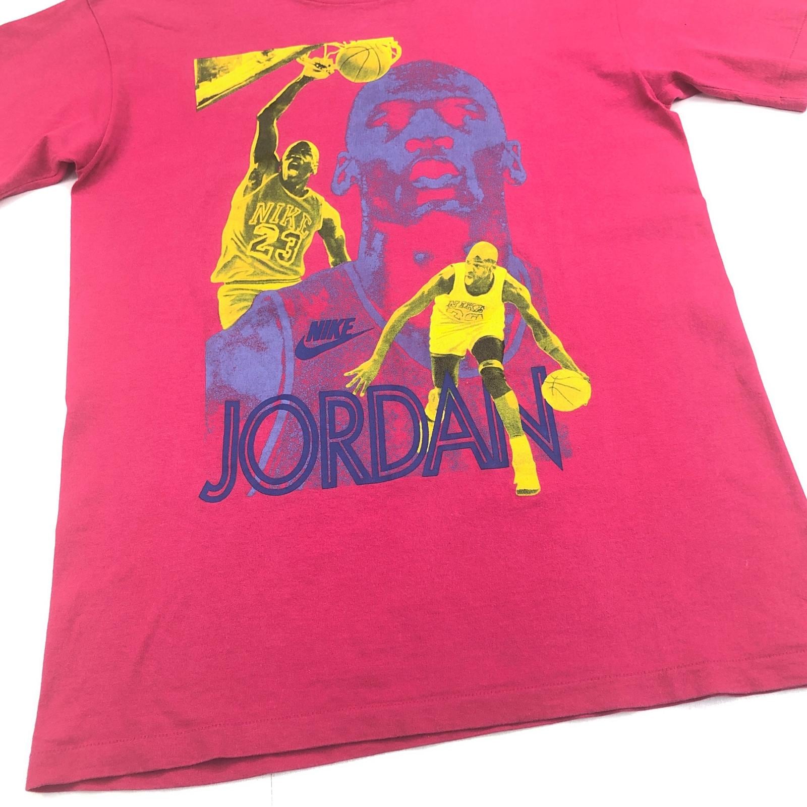 NIKE ナイキ 90年代 USA製 AIR JORDAN 銀タグ スポーツ プリント T